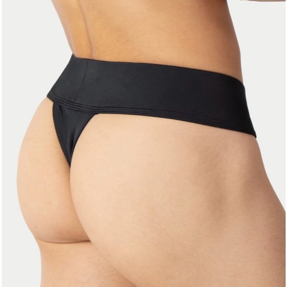 Awry Thick Swim Thong Black L - Picture 5 of 6
